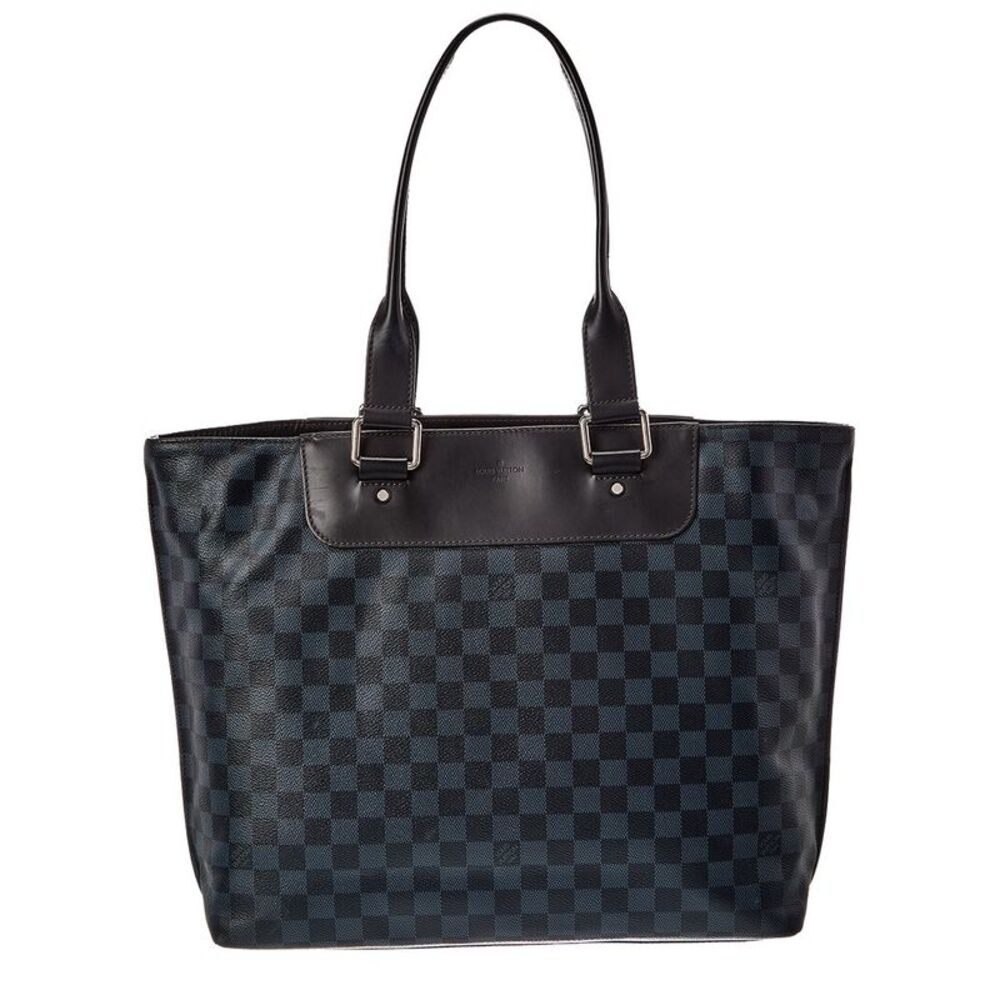 Louis Vuitton Grey Damier Cobalt Canvas Cabas Voyage (Authentic Pre-Loved)